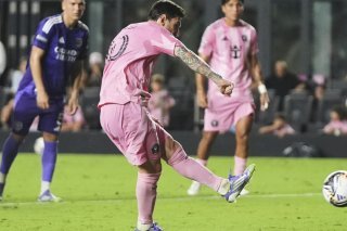 Messi marque sur penalty KEYSTONE/AP/Lynne Sladky